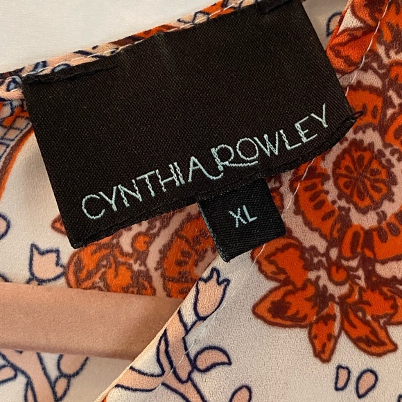 Orange Sleeveless Blouse - Picture 2 of 3